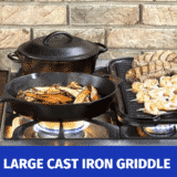 LARGE CAST IRON GRIDDLE FOR GAS STOVE