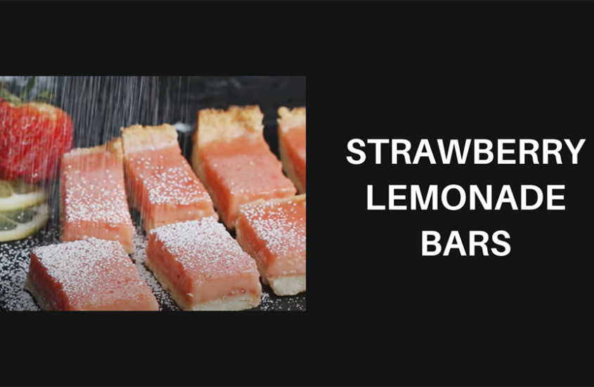 Strawberry Lemonade Bars