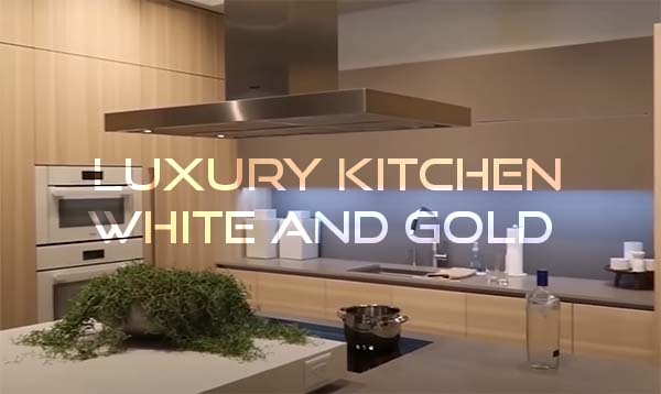 Elegant Elegance: Luxury White and Gold Kitchen Ideas